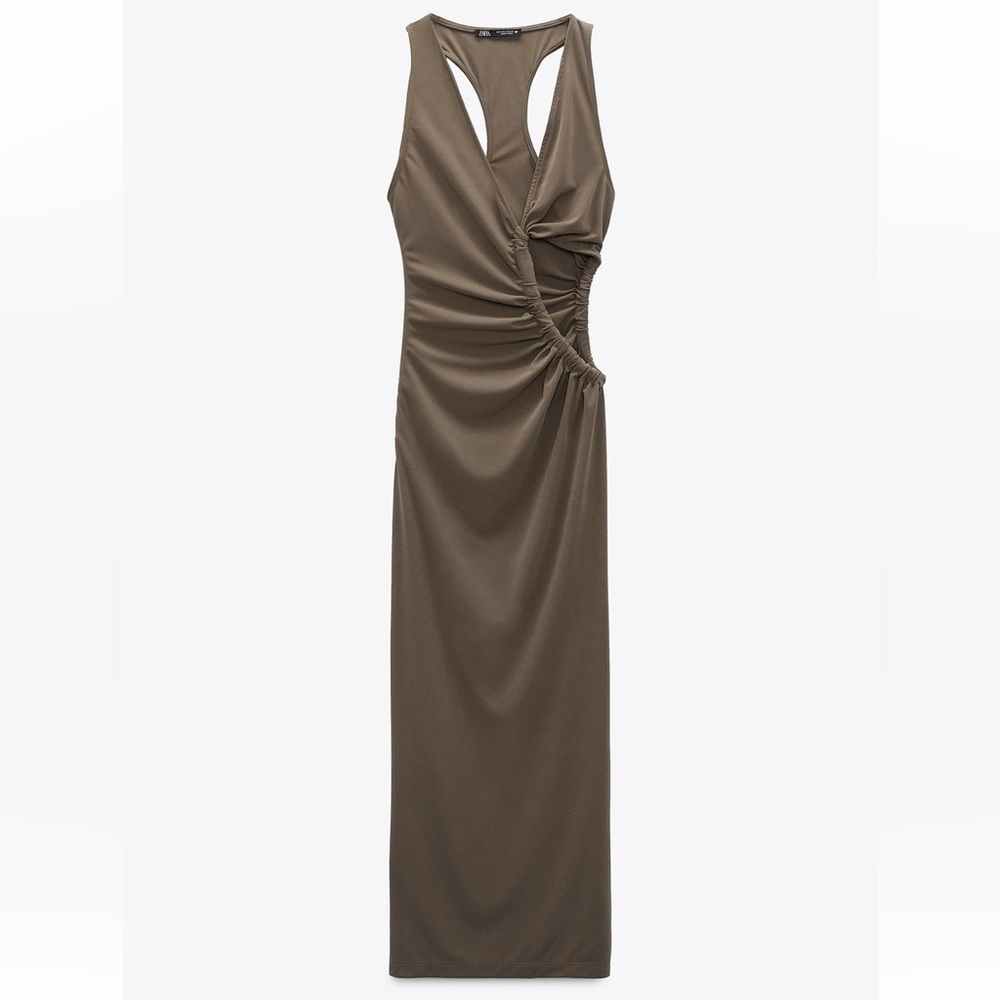 Zara cutout midi dress
